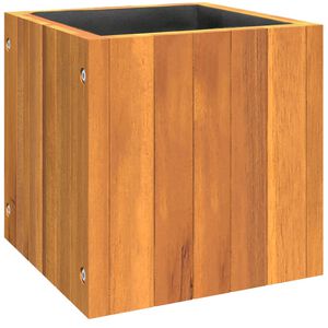 vidaXL puķu kaste, 25x25x25 cm, akācijas masīvkoks