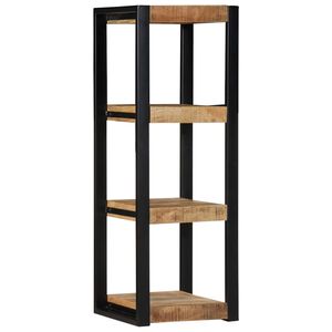 vidaXL Sienas plaukts 35x35x100 cm Masīv Rough Wood Mango