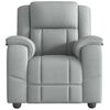 vidaXL atpūtas krēsls, atgāžams, gaiši pelēks audums