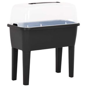 vidaXL augstā puķu kaste, 77x38,7x82 cm, PP