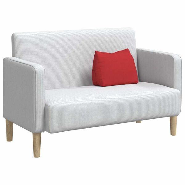 vidaXL Atpakaļ spilvens Sarkana 45 x 20 x 35 cm audums