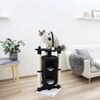 415643 Kerbl Cat Tree "Onyx" Black and White 81507