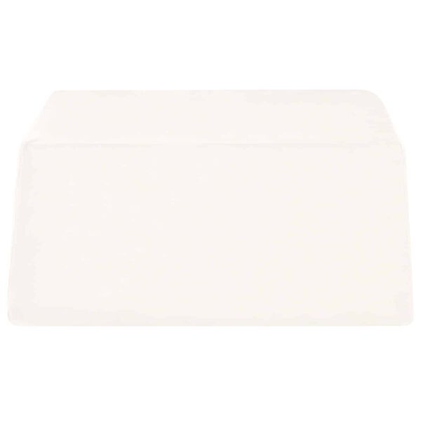 vidaXL Kājas spilvens Vienkrāsains Balts