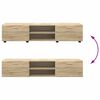 vidaXL TV skapī&scaron;u komplekts ar plauktu Sonoma ozols Inženierijas koks
