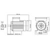 vidaXL vienfāzes elektromotors, alumīnijs, 2,2kW/3zs, 2 poli, 2800 RPM