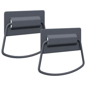 vidaXL Kabineta rokturi 2 gab. Antracīts 85 x 45 mm Metāls