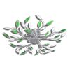 Griestu Lampa ar Balta un Zaļa Piemērotas 5 E14 Spuldzes