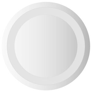 vidaXL LED vannas spogulis Caurspīdīgs &Oslash; 30 cm rūdīts stikls