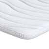 vidaXL Matracis 100 x 200 cm biezs Adīta auduma Balts