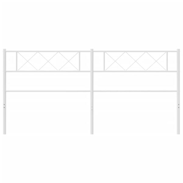 vidaXL rezerves galvgalis, balts, 200 cm