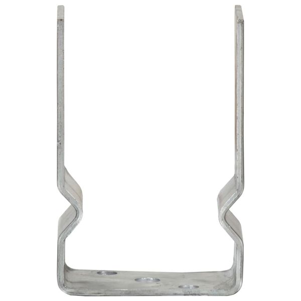 vidaXL žogu stiprinājumi, 6 gab., sudraba krāsa, 9x6x15 cm, tērauds