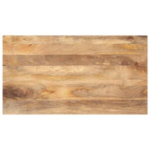 vidaXL galda virsma, 100x70x2,5 cm, taisnstūra, mango masīvkoks