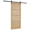 vidaXL Slīdo&scaron;ās durvis ORKDAL 86 x 198,5 cm Priedes masīvkoks