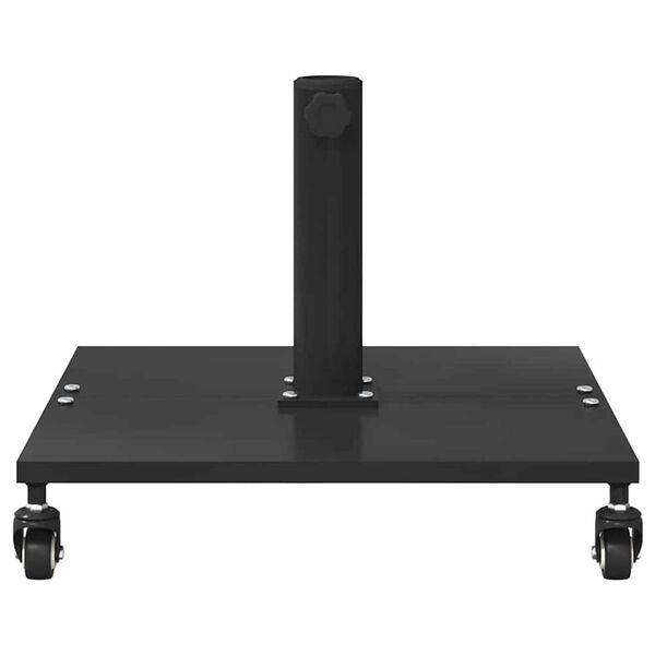 vidaXL Saulessarga pamatne Melna 45 x 45 x 31,5 cm