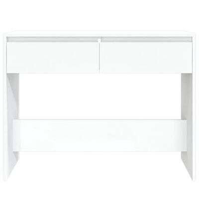 vidaXL konsoles galdiņš, balts, 100x35x76,5 cm, skaidu plāksne