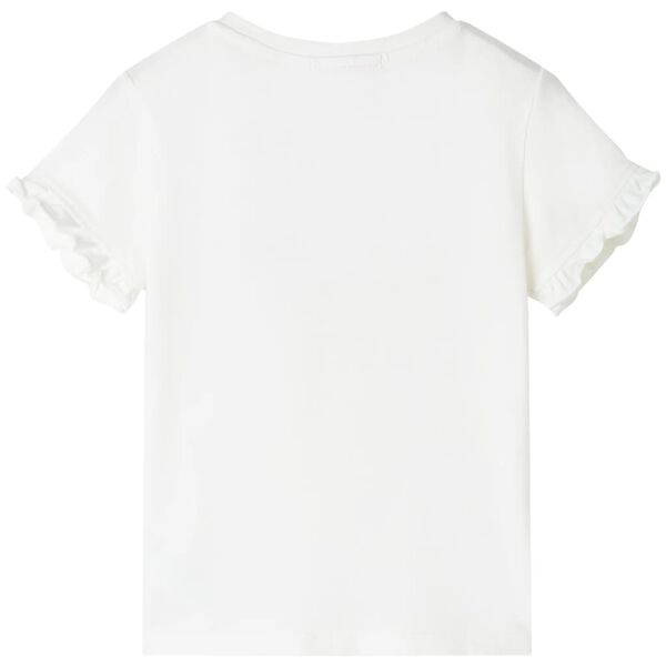 Bērnu T-krekls, krēmīgi iedzeltens, 116