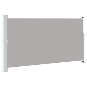 vidaXL izvelkama terases sānu markīze, 160x300 cm, pelēka