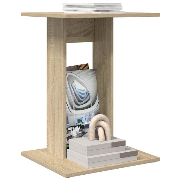 vidaXL Sānu galds Sonoma ozols 45 x 40 x 62,5 cm Inženierijas koks