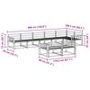 vidaXL Āra dīvānu komplekts 8 pcs Dabiska Cietā akācijas koks