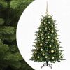 vidaXL Mākslīgā Ziemassvētku egle ar bumbiņu 120 cm 150 LED