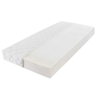 vidaXL matracis ar mazgājamu pārvalku, 200 x 180 x 17 cm