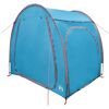 vidaXL Velosipēdu uzglabā&scaron;anas telts ar jumtu Zila 218 x 156 x 180 cm