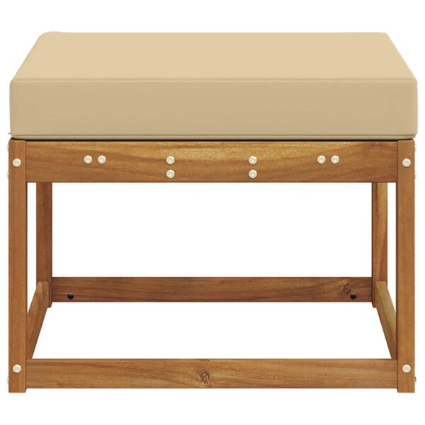 vidaXL Āra krēsls Cietā akācijas koks Dabiska