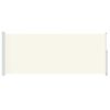 vidaXL izvelkama sānu markīze, krēmkrāsas, 200x500 cm
