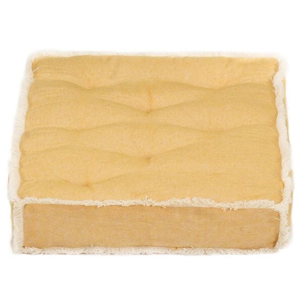 vidaXL pale&scaron;u dīvāna matracis, 73x40x7 cm, dzeltens