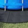 vidaXL Baseina grīdas pārklājs Melna Ø 458 cm Poliestera Geotekstils