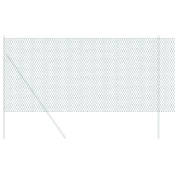 vidaXL Sešstūra žogs Zaļa 1.2 x 50 m Tērauds