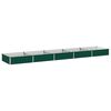 vidaXL Paaugstināta dārza gulta Zaļa 400 x 80 x 24 cm