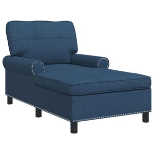 vidaXL &Scaron;eiss Lounge Zila audums 91 x 157 x 91 cm