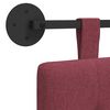 vidaXL Karājo&scaron;s galvgalis Vīna sarkans 130 x 55 x 5 cm audums