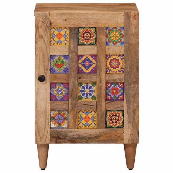 vidaXL Vannas istabas skapītis ar durvīm Dabiska 38 x 33,5 x 58 cm