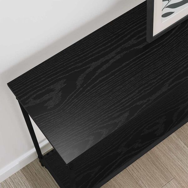 vidaXL Konsoles galds Melns ozols 101 x 30.5 x 75 cm Inženierijas koks