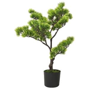 vidaXL priedes bonzai ar podiņu, 60 cm, zaļ&scaron;