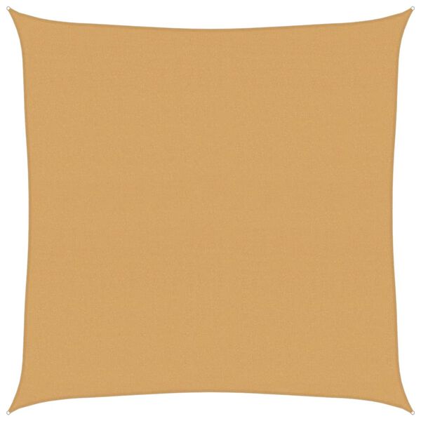 vidaXL saulessargs, 160 g/m&sup2;, kvadrāta, smil&scaron;u krāsa, 7x7 m, HDPE