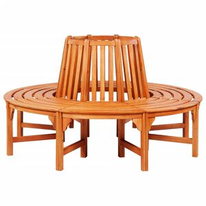 vidaXL sols, uzstādāms ap koku, &Oslash; 160 cm, koks