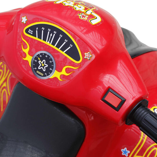 Elektriskais Kvadracikls Bērniem Sarkans ar Melnu