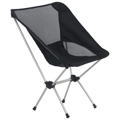 vidaXL kempinga krēsli ar somu, 2 gab., 54x50x65 cm, alumīnijs