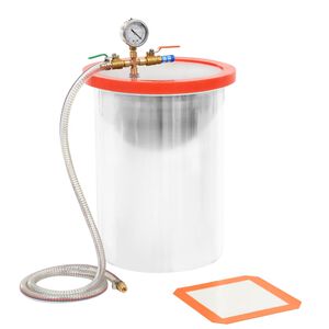 vidaXL vakuuma kamera, 22,7 L, nerūsējo&scaron;s tērauds