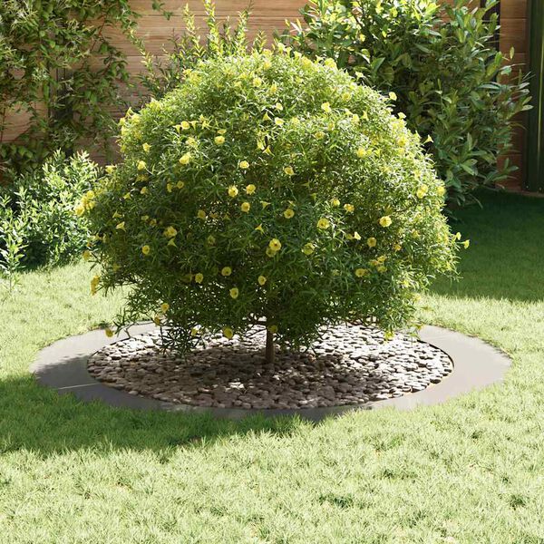 vidaXL piemērots plakana koka gredzenam Sudraba &Oslash;90 / 120 cm