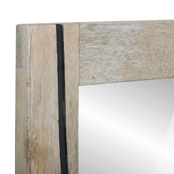 vidaXL Vannas istabas spogulis ar spoguli Brūna 70 x 50 x 2,5 cm