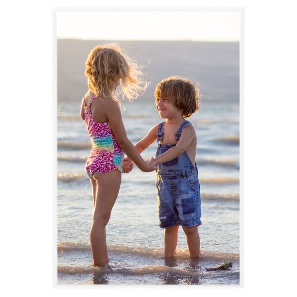 vidaXL foto rāmji, 3 gab., sienai vai galdam, balti, 21x29,7 cm, MDF