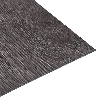 vidaXL grīdas flīzes, 20 gab., pašlīmējošas, 1,86 m², PVC, brūnas