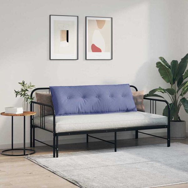 vidaXL Atpakaļ spilvens Džinsu zils 140 x 19 x 50 cm audums