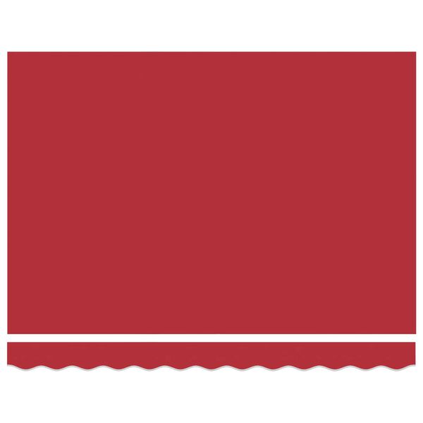 vidaXL Izvelkams jumtiņš Sarkana 300 x 250 cm Audums un Metāls