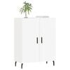 vidaXL kumode, balta, 69,5x34x90 cm, inženierijas koks
