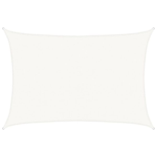 vidaXL saulessargs, 160 g/m&sup2;, balts, 4x5 m, HDPE